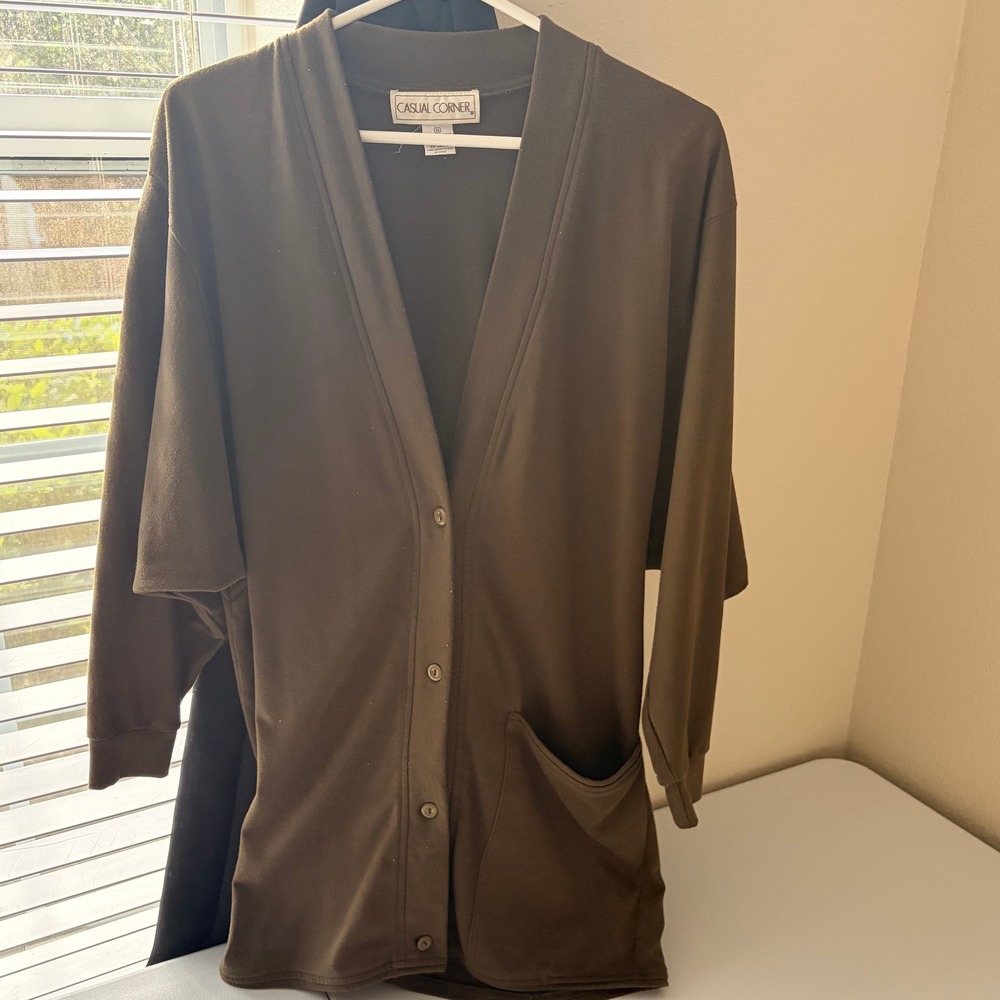 Vintage Casual Corner Longline Cardigan - Size S